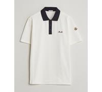 Moncler Signature Logo Polo Off White Weiß M