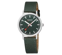 Mondaine Classic Herren Uhr analog Quarzwerk mit Sonstige Materialien Armband A660.30314.60SBF