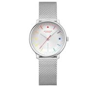 Mondaine Damen-Armbanduhr Doppio mit Mesh-Band 33 mm MLE.33112.SM