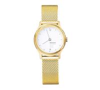 Mondaine Damen-Armbanduhr Helvetica NO1 Light Holiday ED. Analog Quarz Edelstahl MH1.L1111.SM