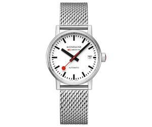 Mondaine Evo2 Automatic Herren Uhr analog Automatik mit Edelstahl Armband MSE.35610.SM
