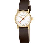 Mondaine Evo2 ipg Brushed Herren Uhr analog Quarzwerk mit Leder Armband MSE.30112.LGV