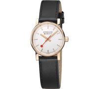 Mondaine Evo2 Rose Gold Damen Uhr analog Quarzwerk mit Leder Armband MSE.30112.LB