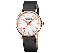 Mondaine Uhr evo2 - MSE.40112.LB - 40 mm - Ziffernblatt Weiss