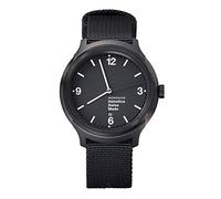Mondaine Helvetica No1 43 Bold Uhr 43 mm Black / Black Nylon (Herstellerartikelnummer: MH1.B1221.NB)
