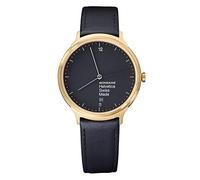 Mondaine Helvetica no1light 38 Damen Uhr analog Schweizer Quarzwerk mit Leder Armband MH1.L2221.LB