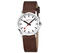 Mondaine Herren Analog Quartz Uhr mit Leder Armband A4003035112SBG