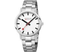 Mondaine Herren Analog Quarz Uhr mit Edelstahl Armband A660.30360.11SBJ