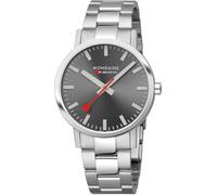 Mondaine Herren Analog Quarz Uhr mit Edelstahl Armband A660.30360.81SBJ