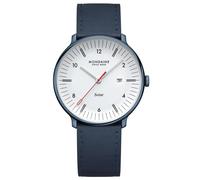 Mondaine MLE.41910.LQV Unisex Armbanduhr Doppio Solar Blau 41 mm