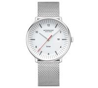 Mondaine MLE.41910.SM Unisex-Armbanduhr Doppio Solar Mesh 41 mm