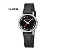 Mondaine MST.34020. LBV. SET Damenuhr schwarz stop2go Saphirglas, 34mm