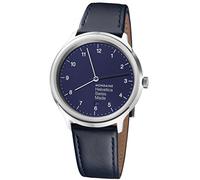 Mondaine Unisex-Erwachsene Analog Quarz Uhr mit Leder Armband MH1.R2240.LD