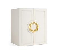 Mondeer Schmuckkasten, Schmuckkästchen mit 5 Ebenen, Große Schmuckkoffer mit Schublade Und Uhrenkissen, Mehrere Aufbewahrungsfächer, Geschenk für Mädchen und Damen, Cremeweiß