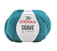 Mondial Soave Merino extrafine, Häkelwolle Farbverlaufswolle türkis, Merinowolle mit Baby Alpaka, Strickgarn, 50 g, 240 m, Nadelstärke 4-5 mm (767 tuerkis degrade)