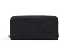 Desigual Geldbörse Mone_Dejavu Fiona Long Bi-Fold Wallet Damen schwarz
