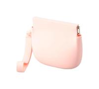 Monedero de silicona - Estuche pequeño de bolsillo para auriculares con cable | Estuche para monedas de 10 x 8 cm/3,94 x 3,15 pulgadas, bolsa de almacenamiento de silicona para mujeres y hombres, Pink