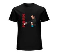 Monk American Comedy Drama Tv Detective Adrian Monk Graphic Tee Short-Sleeve T-Shirt Black XXL