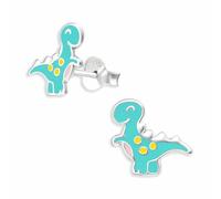 Monkimau Dinosaurier Ohrstecker Ohrringe aus 925 Silber Schmuck Silberohrringe Medizinisch für Kinder Mädchen Damen Frauen