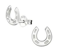 Monkimau Kinderohrringe Hufeisen Ohrstecker aus 925 Sterling Silver echt Silber