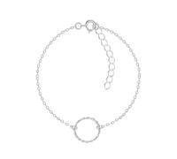 MONKIMAU - Kreis Armband - Armreif, Armketten, Armkette, Filigranes Armband, 925 Sterling Silber, für Damen, Frauen und Mädchen - hypoallergen & nickelfrei, verstellbar