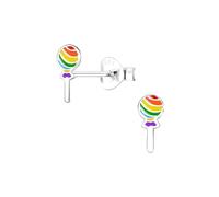 Monkimau Mädchen Ohrringe Candy | Ohrstecker aus 925 Sterling Silber | Kinderohrringe hypoallergen