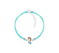 MONKIMAU - Meerjungfrau - Kinderarmband, Armkettchen, Armreif, Armketten - aus 925 Sterling Silber - verstellbar 13 cm + 3 cm Verlängerung - hypoallergen & nickelfrei - für Mädchen & Kinder