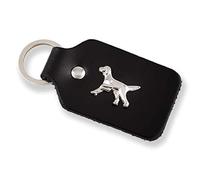 Monkimau Schlüsselanhänger Irish Setter Hund aus Leder