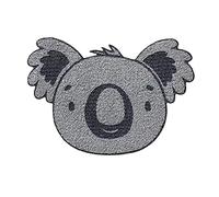 Mono Quick 0626x Tier Applikation, Bügelbild, Patch, Affe Giraffe Elefant Alpaka Koala, Tierkopf (06263 - Koalakopf)