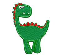 Mono Quick 0849x Dino Applikation, Bügelbild Patch Aufbügler Aufnäher, Dinosaurier (08496 - Dino Grün)