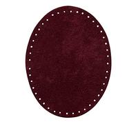 Mono Quick 100xx 2er Flicken Wildlederimitat, Applikation, Bügelbild, Patch Oval (10047 - Beere)