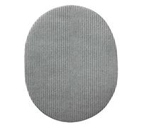 Mono Quick 10370 2er Kordflicken, Applikation, Bügelbild Patch Kord Flicken Oval (10369 - hellgrau)