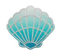 Mono Quick 1205x Muscheln Bügelbilder, Pink, Lila, Türkis, Blau - Applikation Meer (12055 - Türkis)