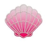 Mono Quick 1205x Muscheln Bügelbilder, Pink, Lila, Türkis, Blau - Applikation Meer (12056 - Pink)