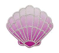 Mono Quick 1205x Muscheln Bügelbilder, Pink, Lila, Türkis, Blau - Applikation Meer (12058 - Lila)