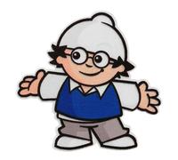 Mono-Quick Bügelbild 1410x Mainzelmännchen – Fritzchen, Det, Conni, Anton, Edi, Berti (14107 - Det)