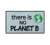 Mono Quick 14129 RECYCL-PATCH No Planet B Bügelbild, ca. 3,5 x 6,2 cm PET