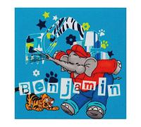 Mono Quick 1428x Benjamin Blümchen Applikationen, Bügelbild Patch Flicken Aufnäher (14287 - Benjamin Bagger)