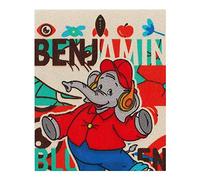 Mono Quick 1428x Benjamin Blümchen Applikationen, Bügelbild Patch Flicken Aufnäher (14288 - Benjamin Musik)