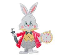 Mono Quick 1605x Alice im Wunderland© oder Hase Applikation, Bügelbild Patch Aufnäher (16057 Hase)