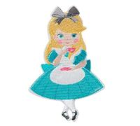 Mono Quick 1605x Alice im Wunderland© oder Hase Applikation, Bügelbild Patch Aufnäher (16058 Alice)