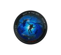 Mono Quick 1801x RECYCL-PATCH Applikation, Deep Sea, Leopard, Kamera Zoom, aus recycelten PET Flaschen (18012 - Deep Sea)