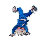 Mono-Quick 1806x Michel aus Lönneberga Applikation, Bügelbild, Patch, Aufnäher, Ida (18062 - Michel macht Kopfstand)