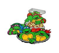 Mono-Quick 1825x TMNT© Team Applikation, Bügelbild, Patch, versch. Motive, Teenage Mutant Ninja Turtles (18258 - TMNT Pizza)