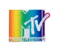 Mono-Quick 1830x MTV© Logo Applikation, Bügelbild, Patch, Aufbügler, verschiedene Motive (18307 - MTV Bunt)