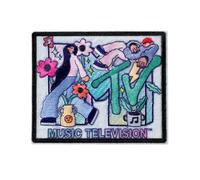 Mono-Quick 1830x MTV© Logo Applikation, Bügelbild, Patch, Aufbügler, verschiedene Motive (18308 - MTV Hippie)