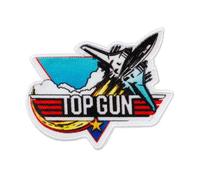 Mono-Quick 1830x Top Gun© Logo Applikation, Bügelbild, Patch, Aufbügler, verschiedene Motive (18303 - TG Flugzeug)