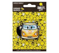 Mono Quick Applikationen mit Klett zum wechseln, Bügelbild, Aufnäher, Flicken, Iron on Patch - Auto, Smiley, Herz, Frosch, Polizei, Panda, Feuerwehr, Biene (16812 Bulli)