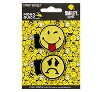 Mono-Quick Applikationen mit Klett zum wechseln, Bügelbild, Aufnäher, Flicken, Iron on Patch - Auto, Smiley, Herz, Frosch, Polizei, Panda, Feuerwehr, Biene (18831 frech & traurig)