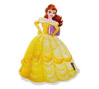 Mono Quick Disney Prinzessinnen Applikationen, Bügelbild Patches Arielle Vaiana Mulan Belle UVM. (14085 - Belle)